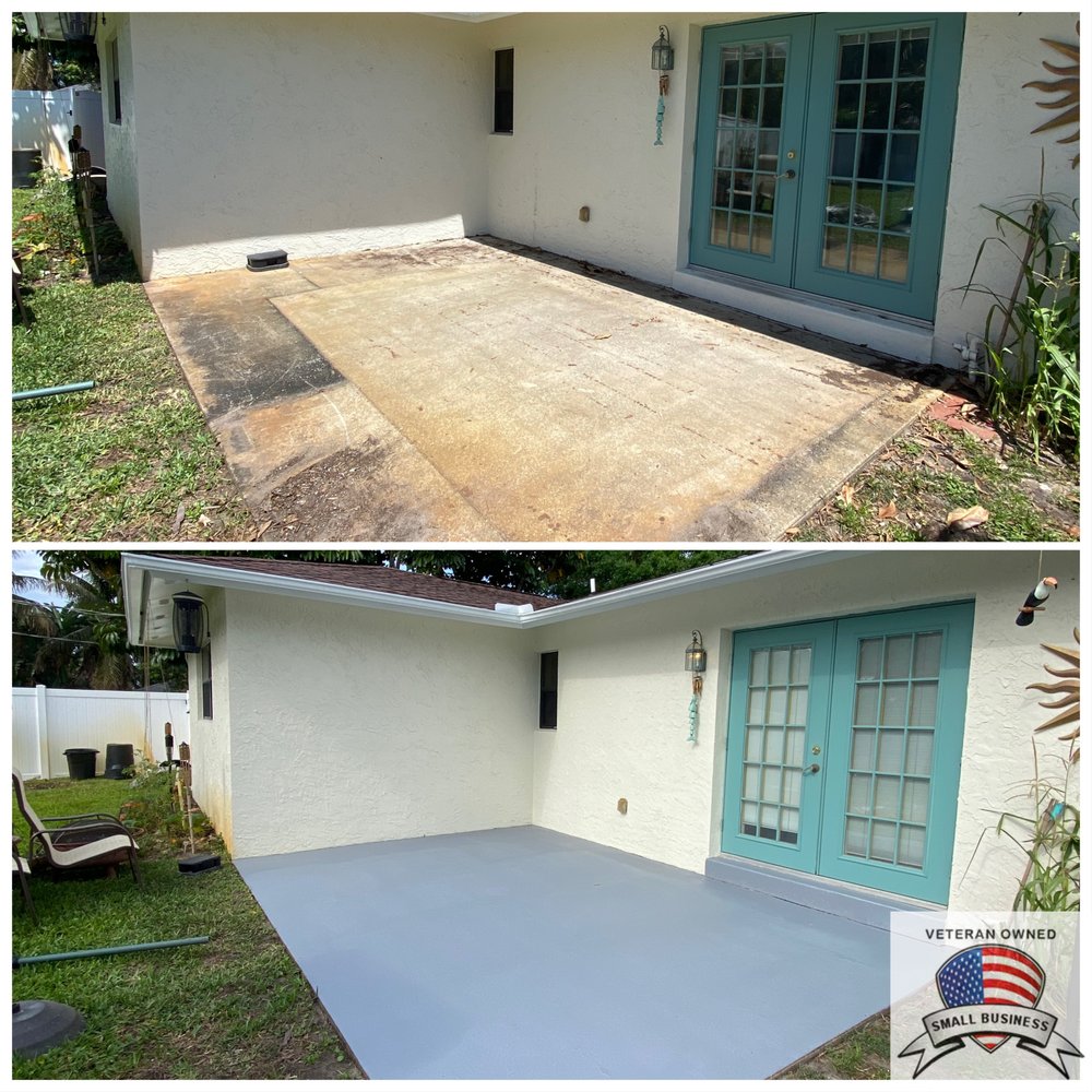 Slide of Veterans Pressure & Soft Washing