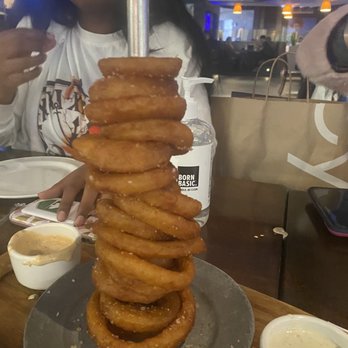 Yard House - Onion Ring Tower** - New American Near Me - West Nyack, New York Yard House - Onion Ring Tower** - New American Near Me - West Nyack, New York
