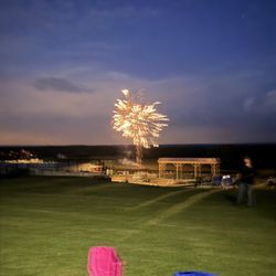 The fireworks were grand