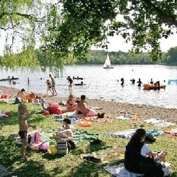 Camping de Mittersheim-Plage - La baignade surveillée