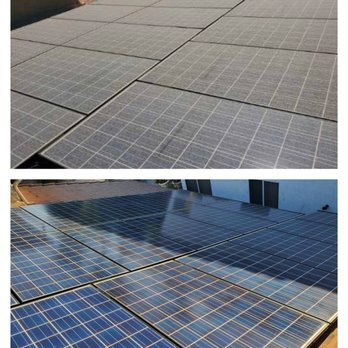 Trips Exterminating - Before and after solar panel cleaning - Pest Control Near Me Trips Exterminating - Before and after solar panel cleaning - Pest Control Near Me