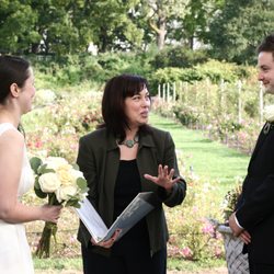 Shauna Kanter Weddings - Rose Garden Brooklyn Botanical Garden Wedding