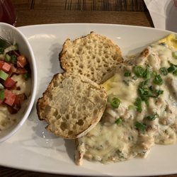 Another Broken Egg Cafe - Floridian omelet with City Grits