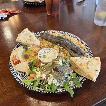 Jordan Valley - Kafta platter - Mediterranean Near Me - Pensacola, Florida