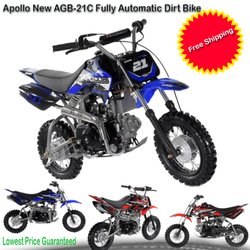 NTX Powersports - Fully Automatic Dirt Bike ; Displacement · 70cc ; Cooling · AIR COOLED ; Max speed · 35 MPH ; Starting system · KICK ; Battery · NON