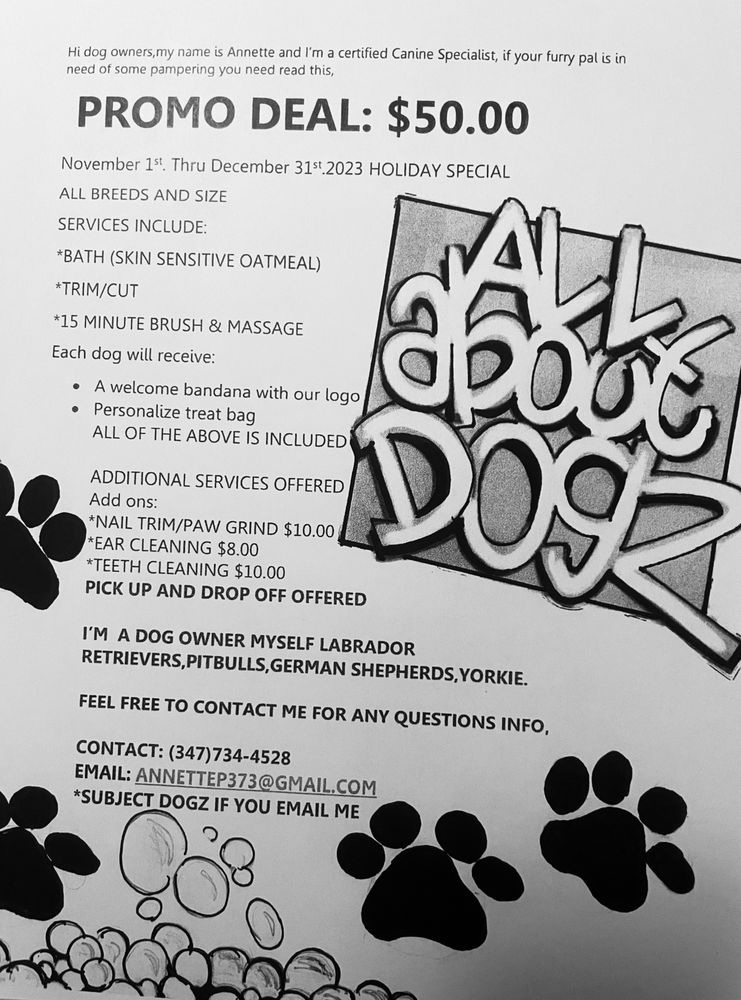 ALL ABOUT DOGS Request an Appointment 3239 Philip Ave, Bronx, New