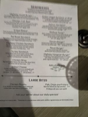 Menu photo 2 Highway House Chicago, IL