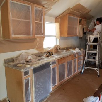 Precise Painting - Prepping cabinets - Painters Near Me - Killeen, Texas Precise Painting - Prepping cabinets - Painters Near Me - Killeen, Texas
