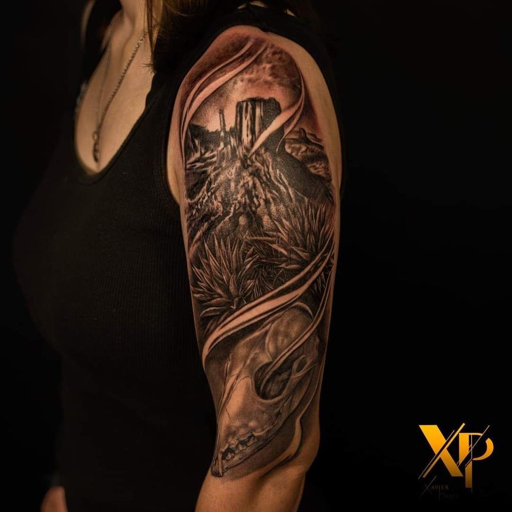 Xavier price tattoo studio Logo