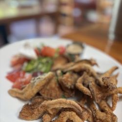 Anatoli Souvlaki - Vegan calamari dinner