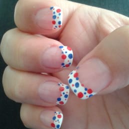 Memorial Day inspired nails by Sarah. Memorial Day inspired nails by Sarah.