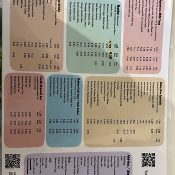 Boba Run - menu - Bubble Tea Near Me - Vancouver, British Columbia