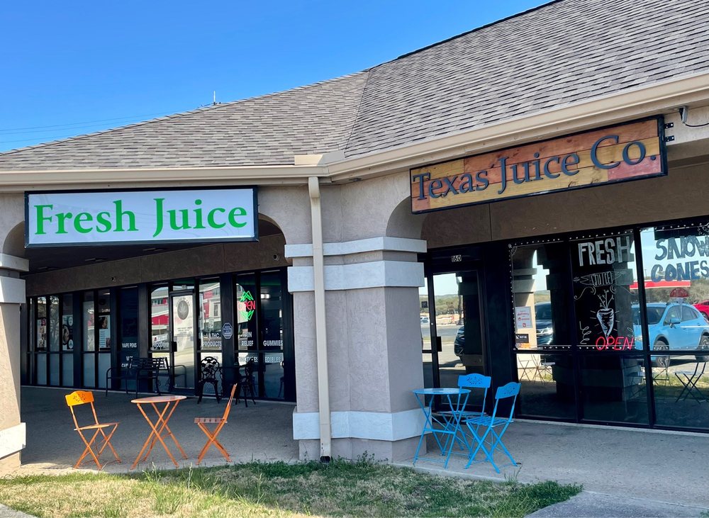 TEXAS JUICE COMPANY 18200 FM306, Canyon Lake, Texas Juice Bars