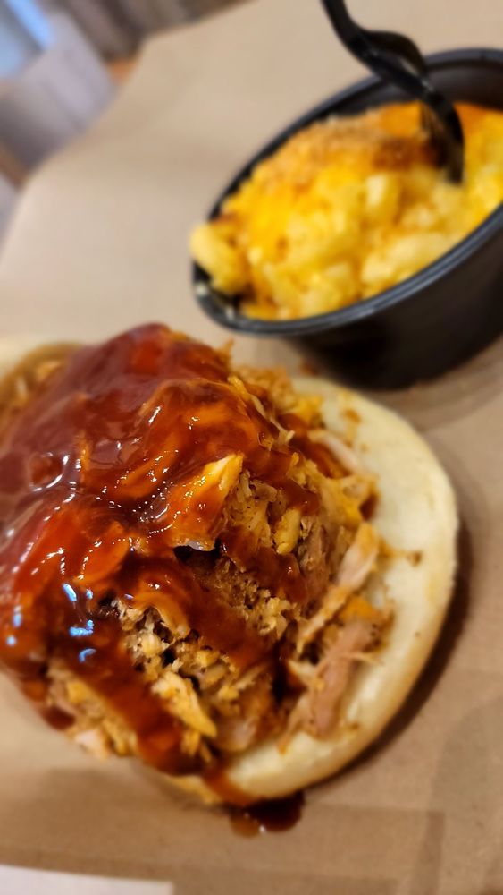 Food from Mission BBQ