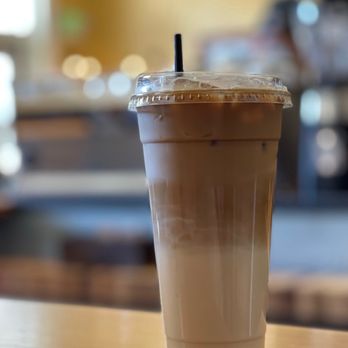 Pigtrain Coffee Co - iced caramel latte (large!) - Coffee & Tea Near Me - Denver, Colorado