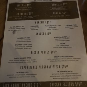 JR Slims - Happy hour menu - Pubs Near Me - Victoria, British Columbia