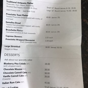 Stasio's - Menu - Italian Near Me - Orlando, Florida