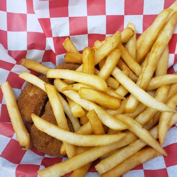 Al Sham - 5 pc chicken nuggets, fries, can of soda. - New American Near Me - Willow Grove, Pennsylvania