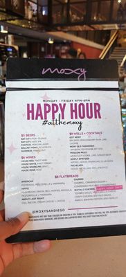 Menu photo 1 Moxy San Diego Downtown/Gaslamp Quarter San Diego, CA