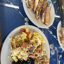 The Sanibel Cafe - Ranchero eggs and coconut French toast