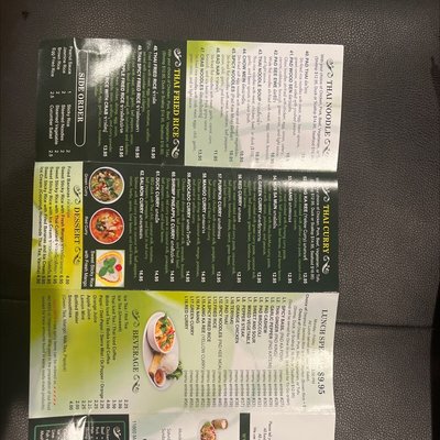 Menu photo 8 TK Thai Cuisine Riverside, CA