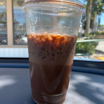 Tru Bru - Iced Mocha with Oat milk - Coffee & Tea Near Me - Orange, California