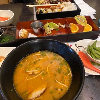 Sushi Pop - The after math... spicy miso ramen and dinner combo. - Japanese Near Me - Fullerton, California Sushi Pop - The after math... spicy miso ramen and dinner combo. - Japanese Near Me - Fullerton, California