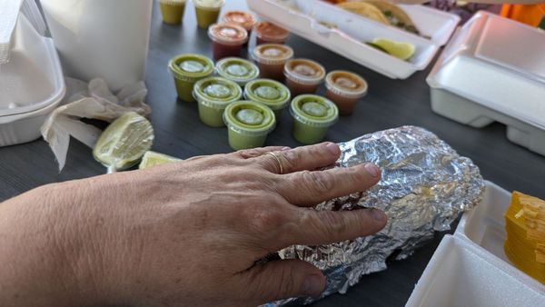 Photo of Taqueria El Gordito - Santa Ana, CA, US. Breakfast burrito