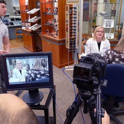 Burlington Press - Behind-the-scenes at one of our video shoots