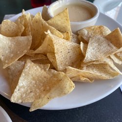 Burkel's One Block Over - Chips and Con Queso Dip