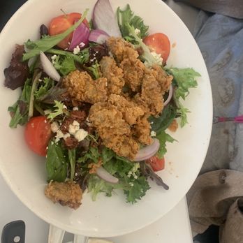 Village Tavern - Fried oyster salad - New American Near Me - Winston-Salem, North Carolina