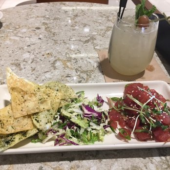 Habitant at Nordstrom - Ahi Poke, so good! - Cocktail Bars Near Me - Honolulu, Hawaii