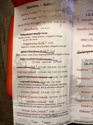 Menu photo 5 Hard Times Pizza Los Angeles, CA