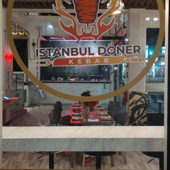 Istanbul Doner Kebab - Window logo - Turkish Near Me - San Diego, California