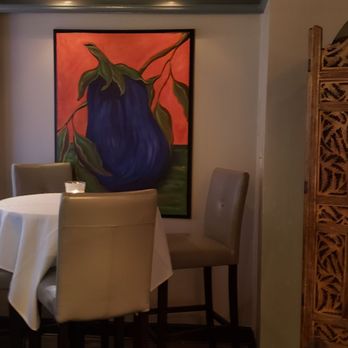 Moe's Bistro & Bar - More art... cozy corner table :) - Mediterranean Near Me - New Providence, New Jersey Moe's Bistro & Bar - More art... cozy corner table :) - Mediterranean Near Me - New Providence, New Jersey