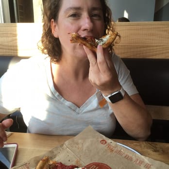 Blaze Pizza - Enjoying a tasty slice - Salad Near Me - Des Moines, Iowa Blaze Pizza - Enjoying a tasty slice - Salad Near Me - Des Moines, Iowa