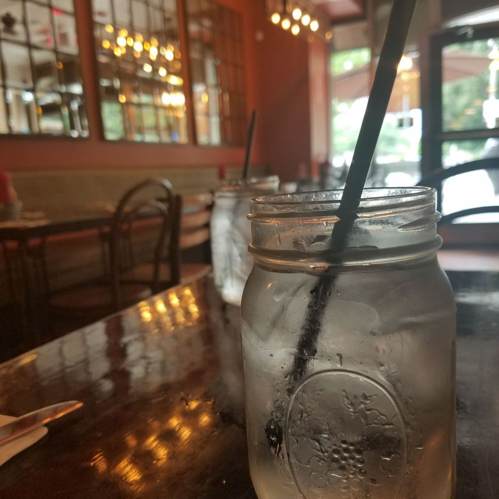 The Committed Pig - Water in a cute mason jar! - Breakfast & Brunch Near Me - Morristown, New Jersey The Committed Pig - Water in a cute mason jar! - Breakfast & Brunch Near Me - Morristown, New Jersey