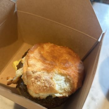 The Black Door Cafe - sausage gouda in a biscuit - Cafes Near Me - Charleston, South Carolina The Black Door Cafe - sausage gouda in a biscuit - Cafes Near Me - Charleston, South Carolina