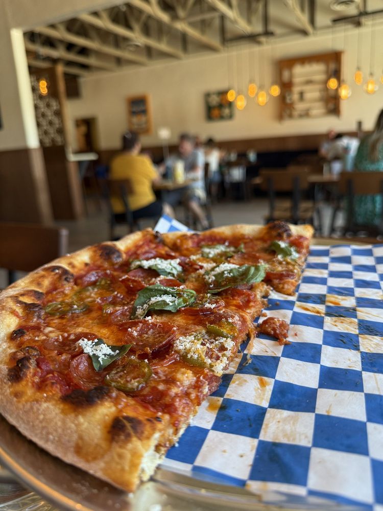 Food from Wallflour Pizza