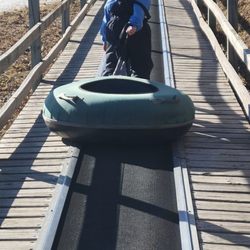 Powder Ridge - Moving walkway...saves your back!