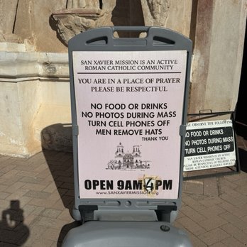 San Xavier Del Bac Mission - No food or drinks - Churches Near Me - Tucson, Arizona San Xavier Del Bac Mission - No food or drinks - Churches Near Me - Tucson, Arizona