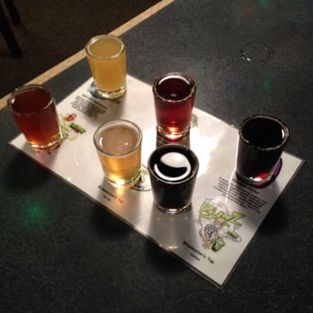 Atomic Ale Brewpub & Eatery - Sampler of delicious brew! - Pizza Near Me - Richland, Washington Atomic Ale Brewpub & Eatery - Sampler of delicious brew! - Pizza Near Me - Richland, Washington