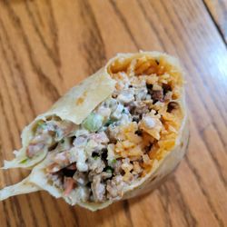 Los Portales Taqueria - Carne asada super burrito