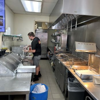 Beef Villa - Making dogs - Burgers Near Me - Elgin, Illinois