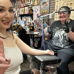 Hard Times Tattoo Gallery - Me n rain absolutely living it up