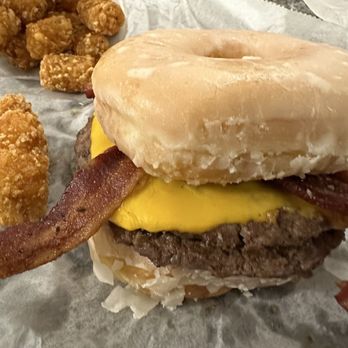 Hot Mess Burgers - Donut burger - Burgers Near Me - Midland, North Carolina Hot Mess Burgers - Donut burger - Burgers Near Me - Midland, North Carolina