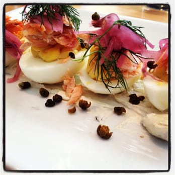 Seed Kitchen & Bar - Deviled Eggs - American Near Me - Marietta, Georgia Seed Kitchen & Bar - Deviled Eggs - American Near Me - Marietta, Georgia