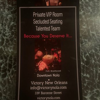 Baroness On Baronne - Private VIP Room. Info@VictoryNola.com - Cocktail Bars Near Me - New Orleans, Louisiana Baroness On Baronne - Private VIP Room. Info@VictoryNola.com - Cocktail Bars Near Me - New Orleans, Louisiana