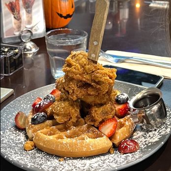 Berkeley Social Club - Fried chicken karaage and waffle - Breakfast & Brunch Near Me - Berkeley, California Berkeley Social Club - Fried chicken karaage and waffle - Breakfast & Brunch Near Me - Berkeley, California