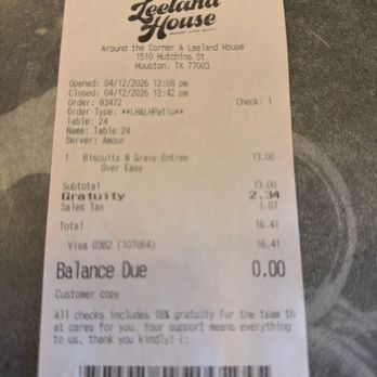 Leeland House - Breakfast & Brunch Near Me - Houston, Texas